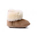 EMU batukai su merinosų avikailiu BabyBootie Metallic Sand